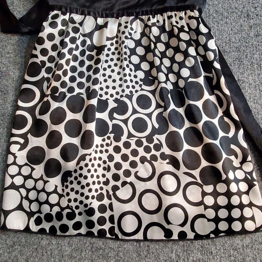 IZ Buyer California Womens Teen Tank Top Sleevless Blouse Size Small Black White - Picture 8 of 11